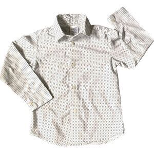 Calvin Klein Solid Lapel Collar Long Sleeve Shirt, Boys Size:5 Basic For…